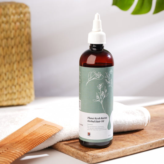 planet kesh ratna herbal hair oil for stronger and nourished hair